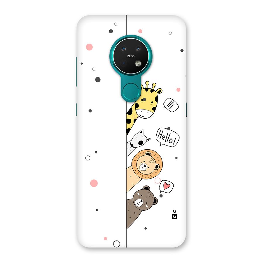 Animal Greetings Back Case for Nokia 7.2