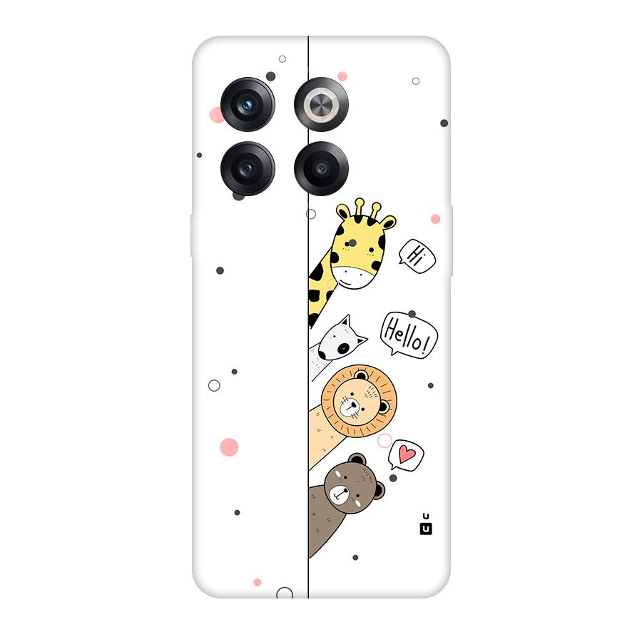 Animal Greetings Back Case for OnePlus 10T