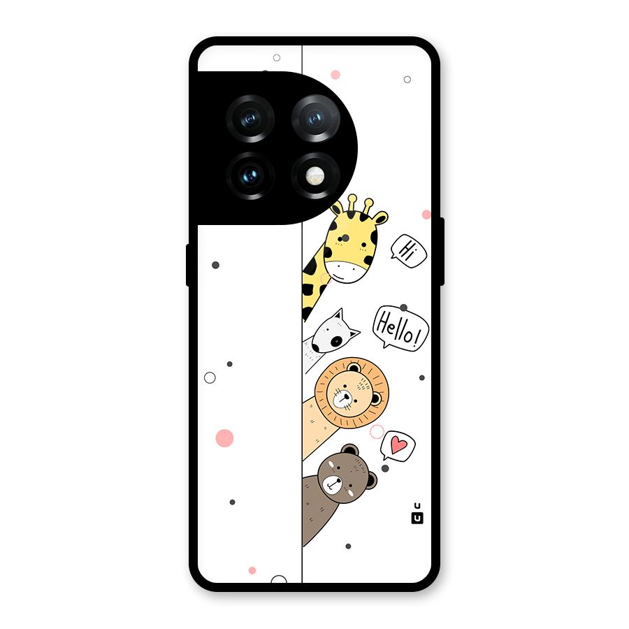Animal Greetings Back Case for OnePlus 11