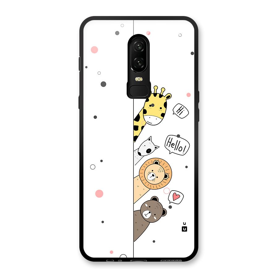 Animal Greetings Back Case for OnePlus 6
