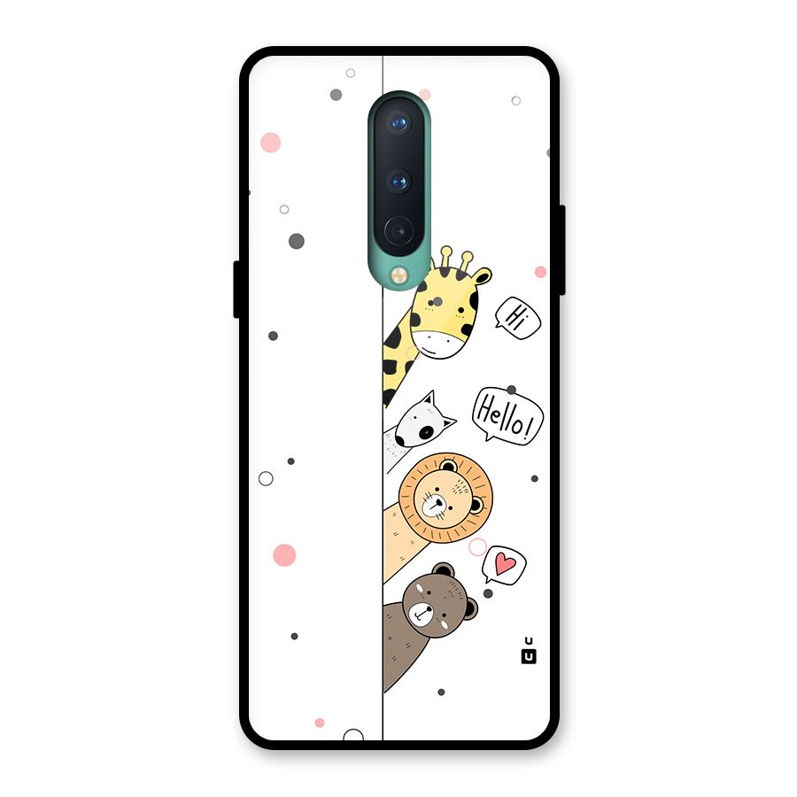 Animal Greetings Back Case for OnePlus 8