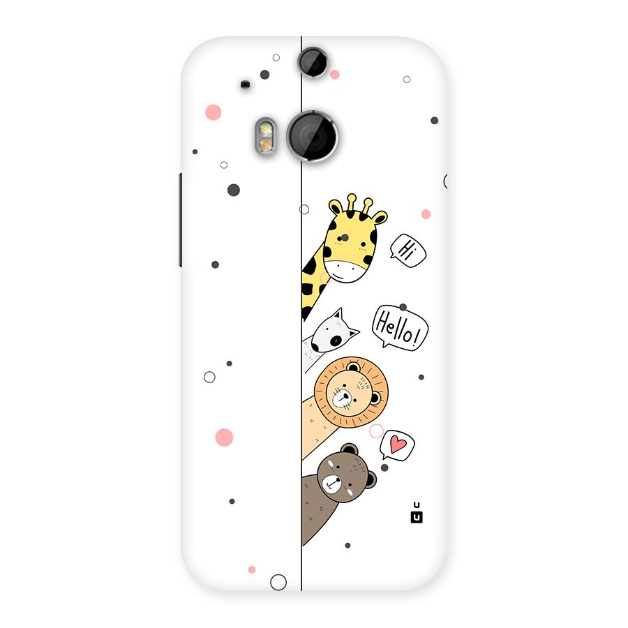 Animal Greetings Back Case for One M8
