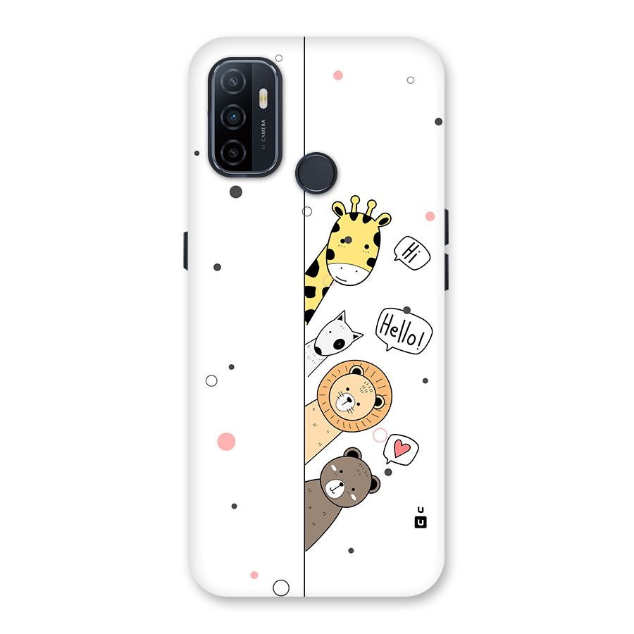 Animal Greetings Back Case for Oppo A32