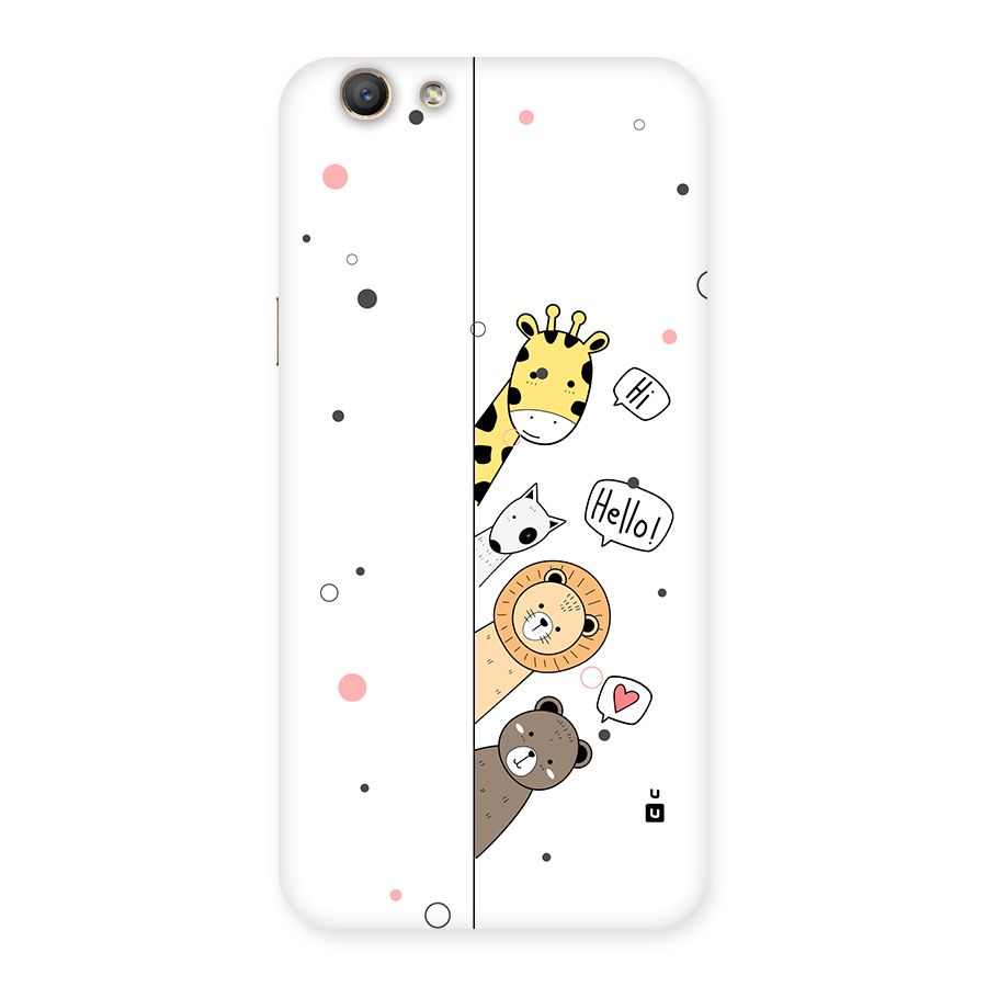 Animal Greetings Back Case for Oppo A59