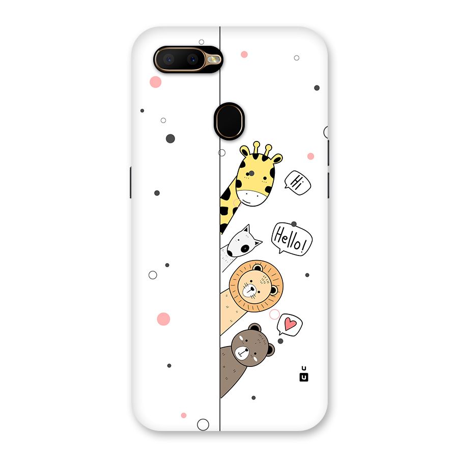 Animal Greetings Back Case for Oppo A5s