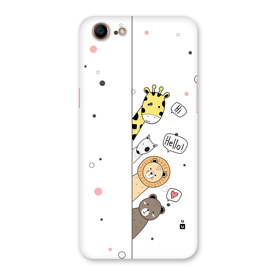 Animal Greetings Back Case for Oppo A83 (2018)