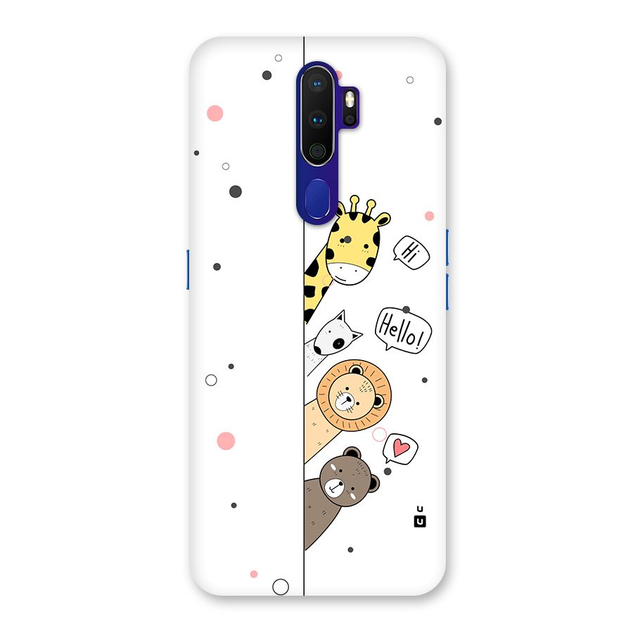 Animal Greetings Back Case for Oppo A9 (2020)