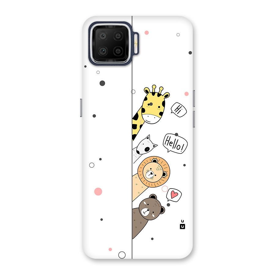 Animal Greetings Back Case for Oppo F17