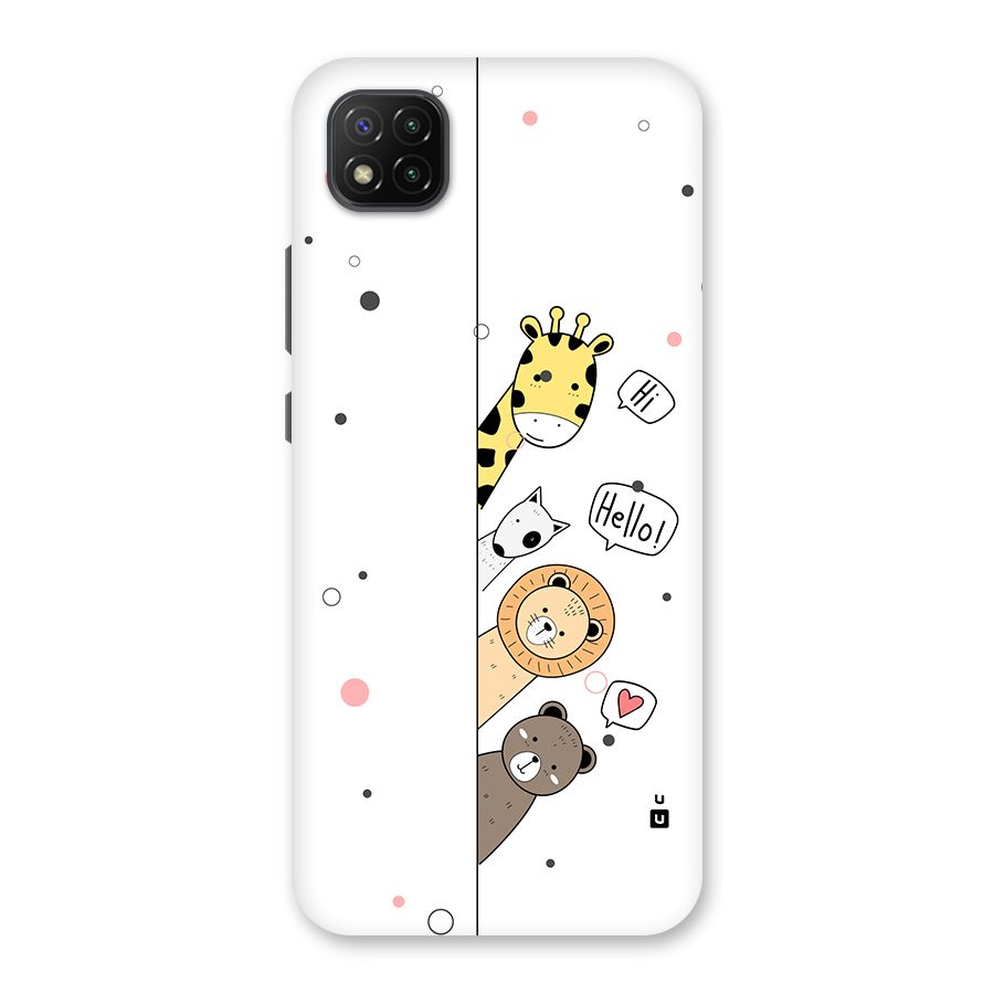 Animal Greetings Back Case for Poco C3