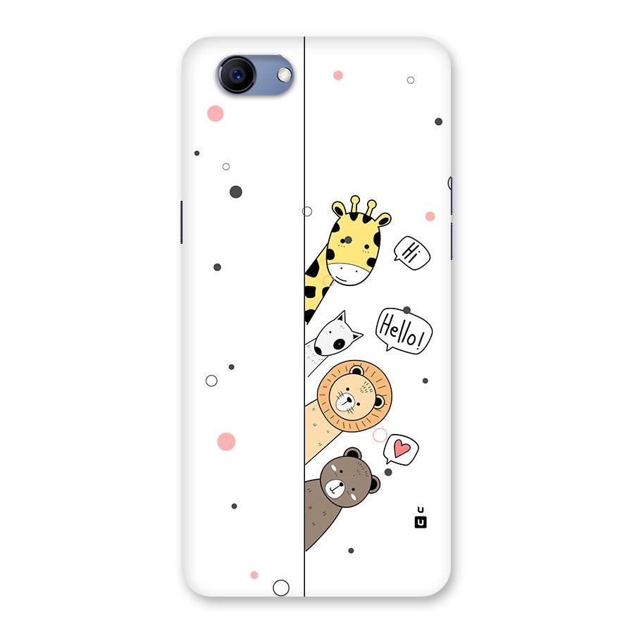Animal Greetings Back Case for Realme 1