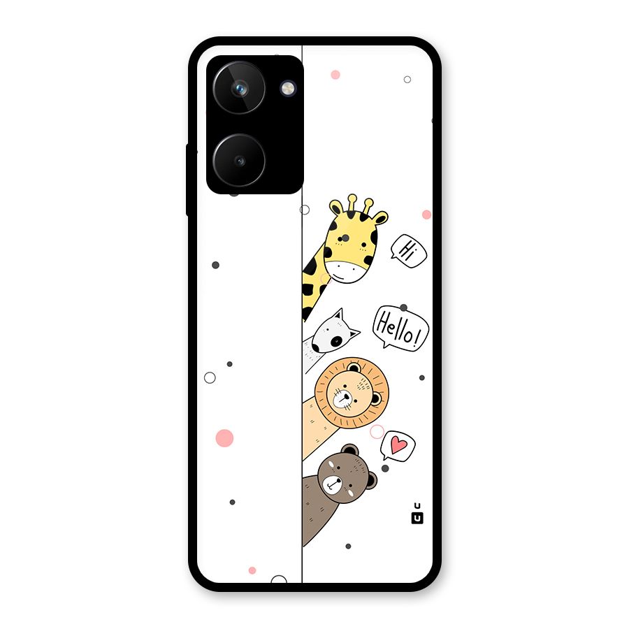 Animal Greetings Back Case for Realme 10