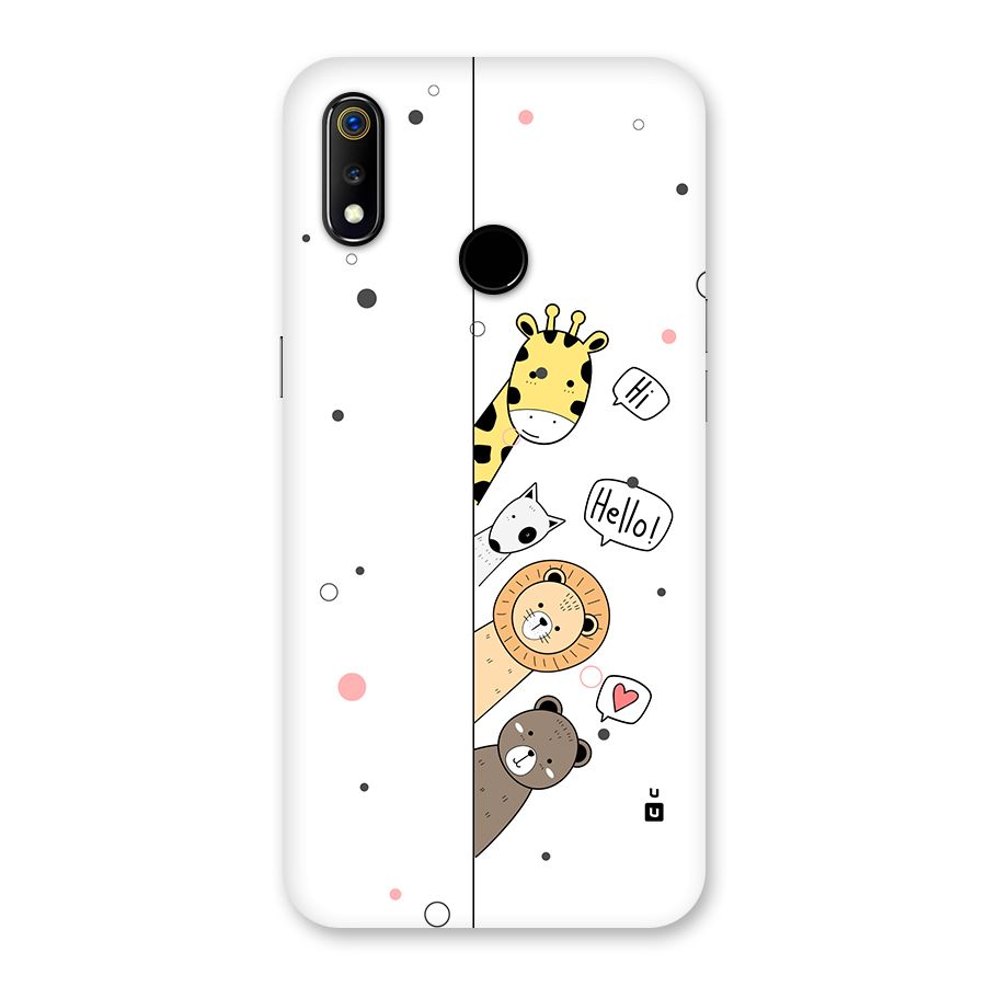 Animal Greetings Back Case for Realme 3