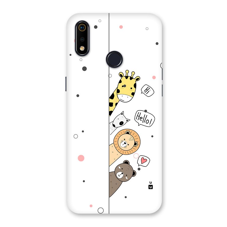 Animal Greetings Back Case for Realme 3i