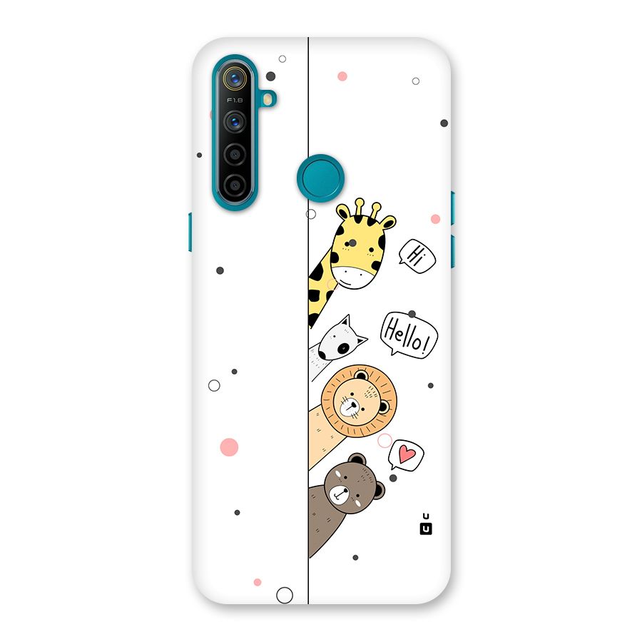Animal Greetings Back Case for Realme 5i