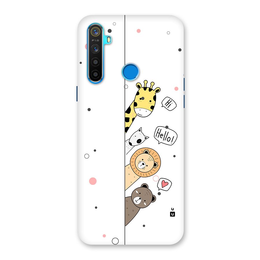 Animal Greetings Back Case for Realme 5s