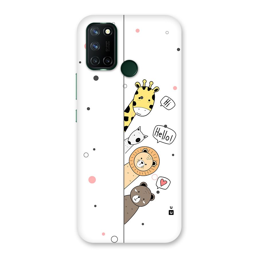 Animal Greetings Back Case for Realme 7i