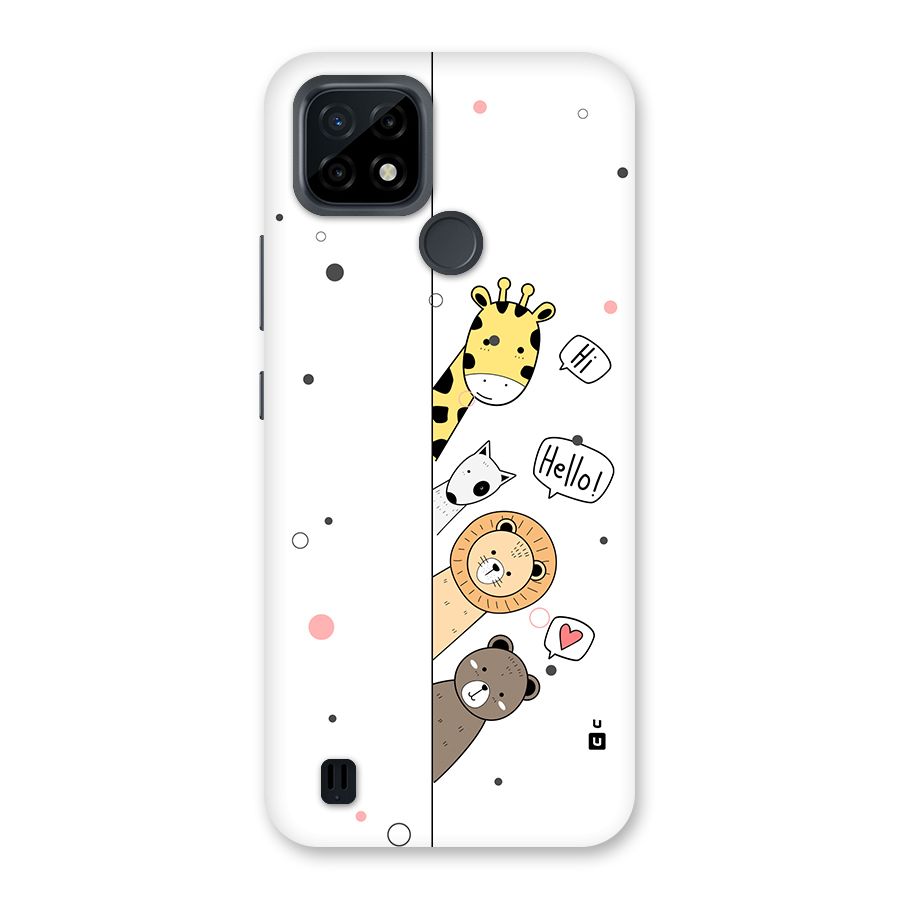 Animal Greetings Back Case for Realme C21