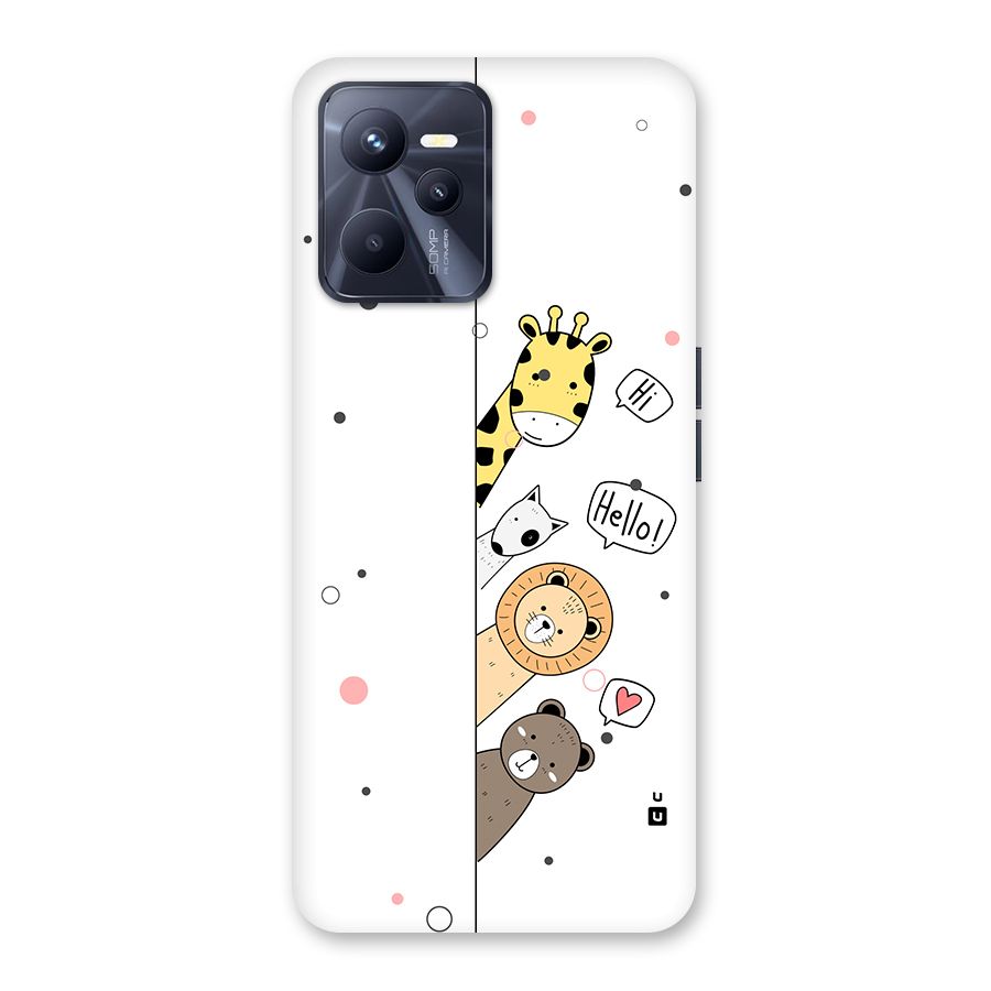 Animal Greetings Back Case for Realme C35