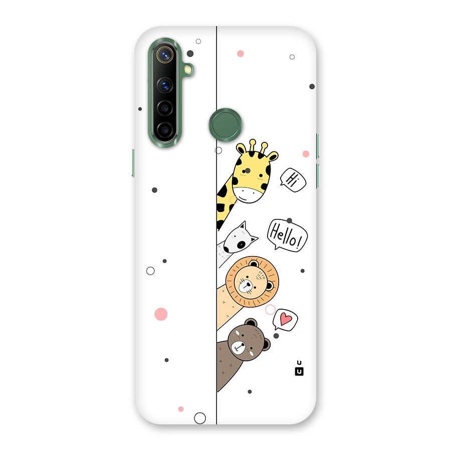 Animal Greetings Back Case for Realme Narzo 10