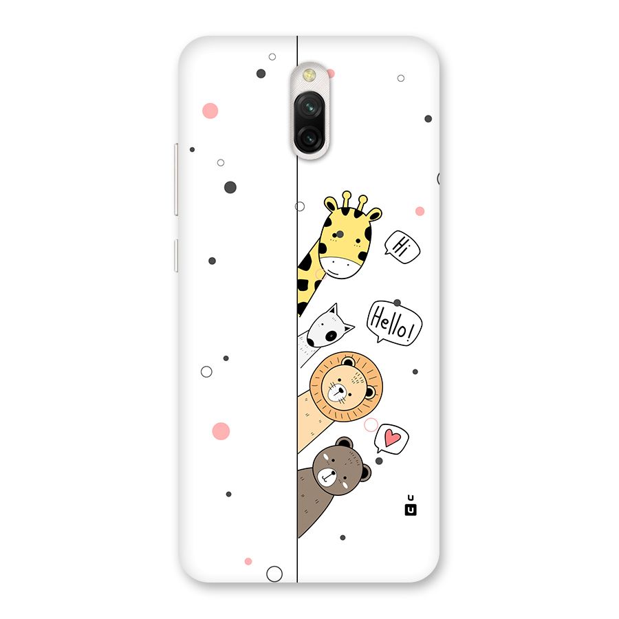 Animal Greetings Back Case for Redmi 8A Dual