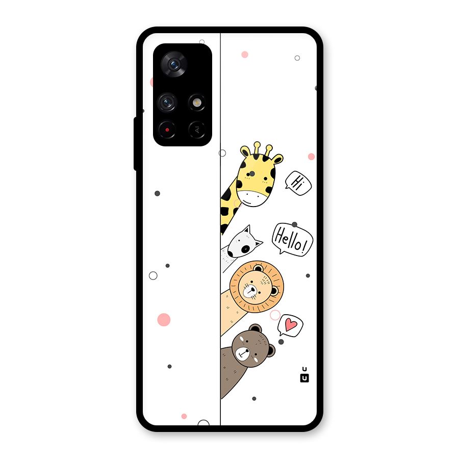 Animal Greetings Back Case for Redmi Note 11T 5G