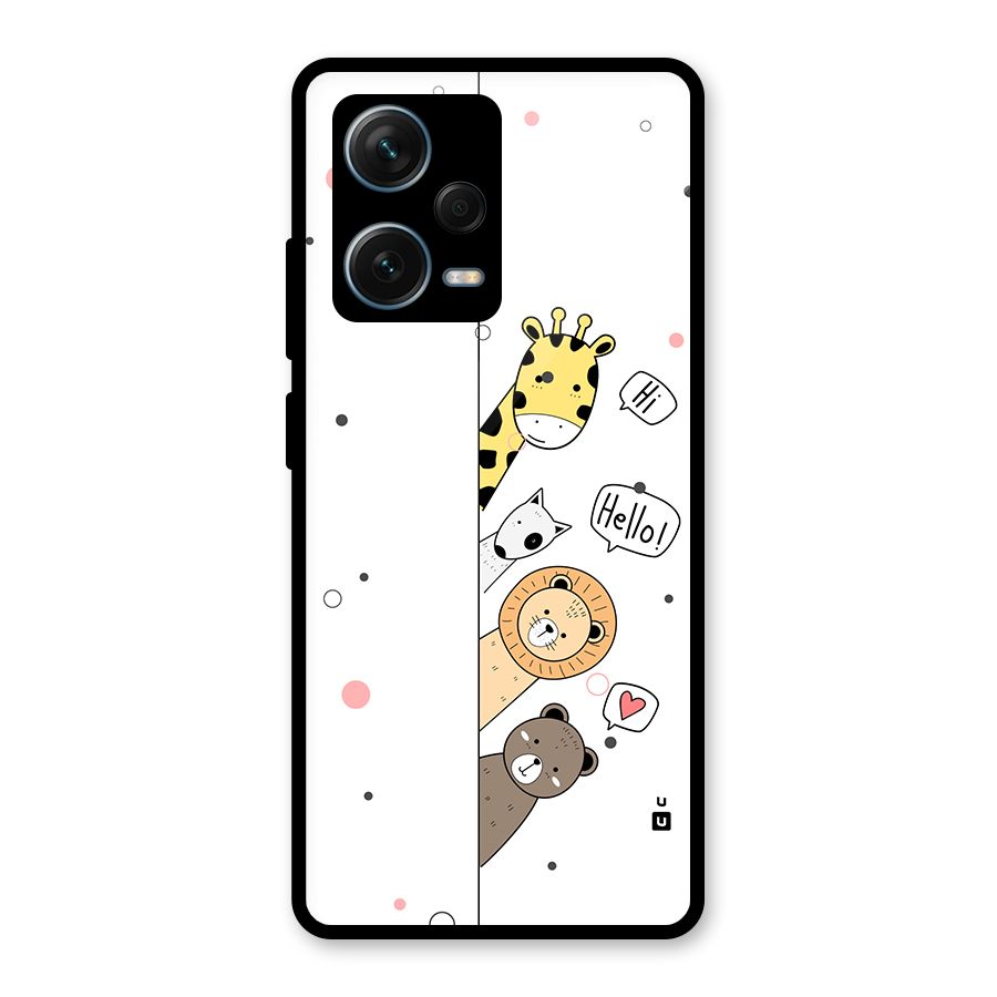 Animal Greetings Back Case for Redmi Note 12 Pro Plus 5G
