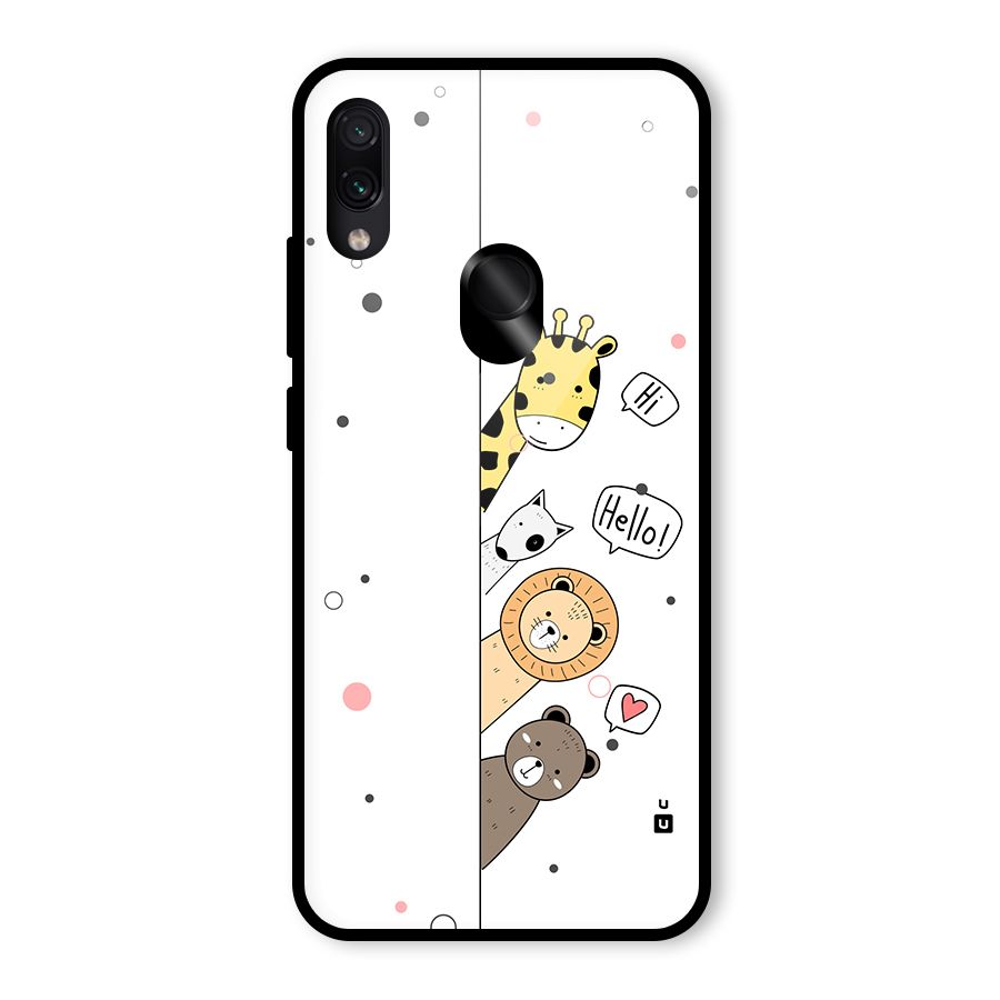 Animal Greetings Back Case for Redmi Note 7 Pro