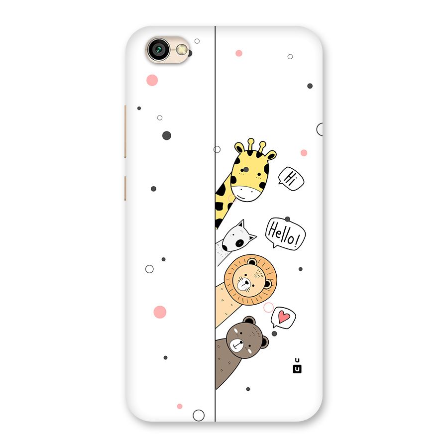 Animal Greetings Back Case for Redmi Y1 Lite