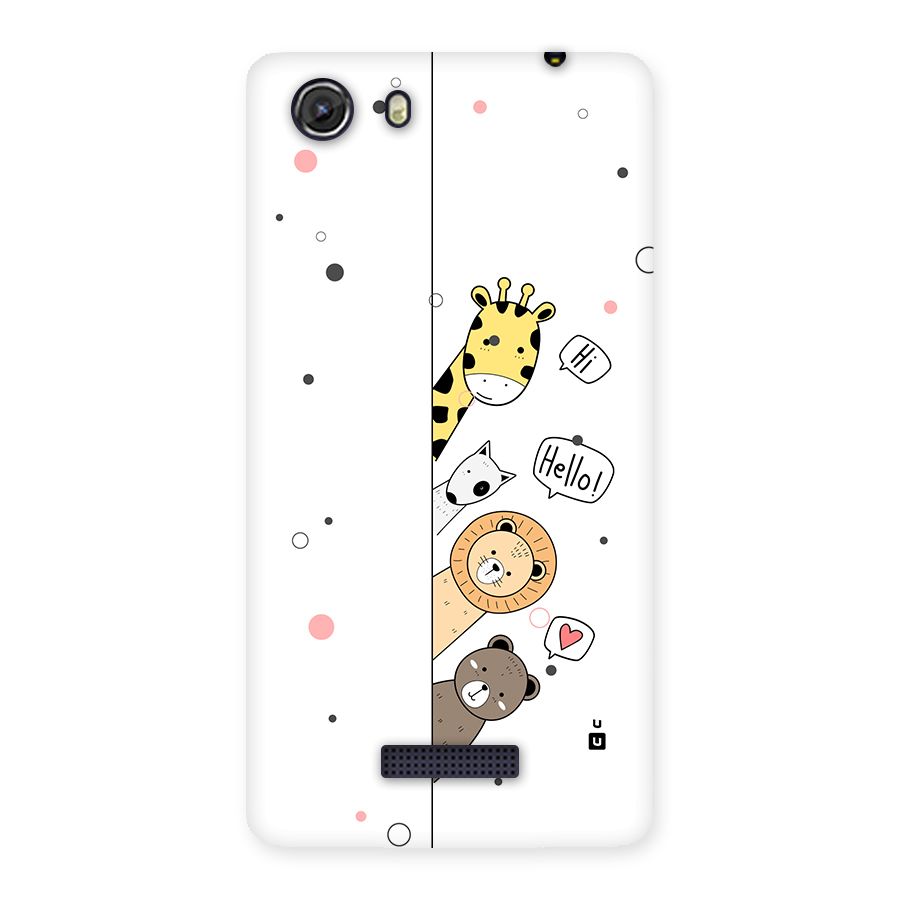 Animal Greetings Back Case for Unite 3