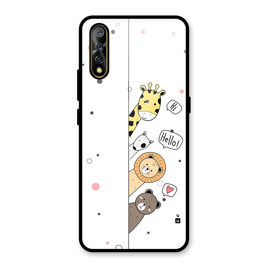 Animal Greetings Back Case for Vivo S1