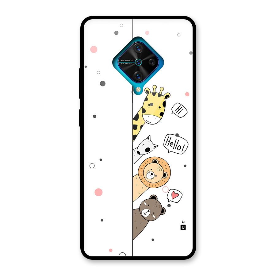 Animal Greetings Back Case for Vivo S1 Pro
