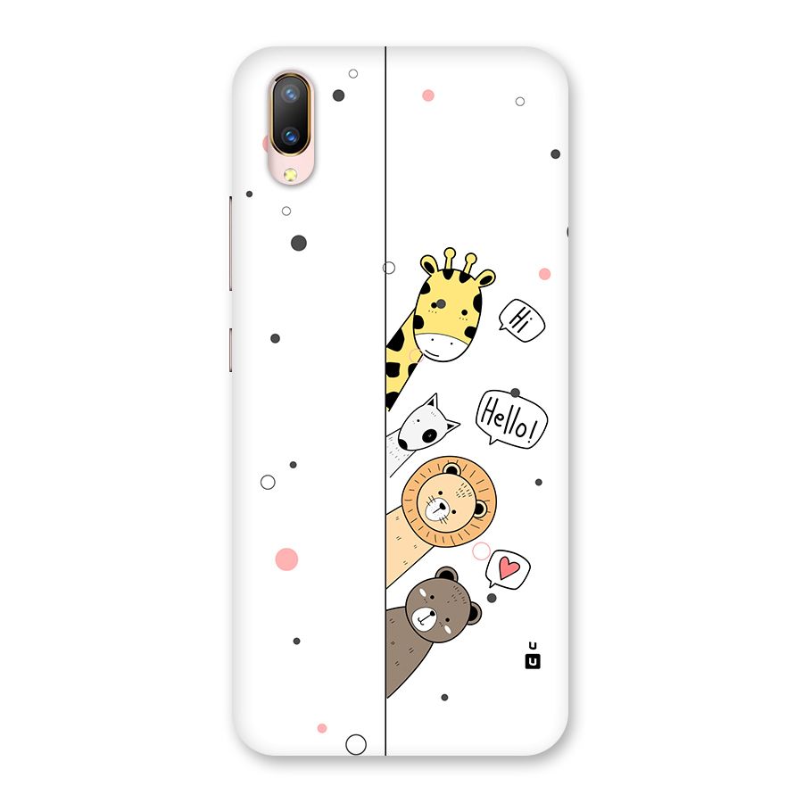 Animal Greetings Back Case for Vivo V11 Pro