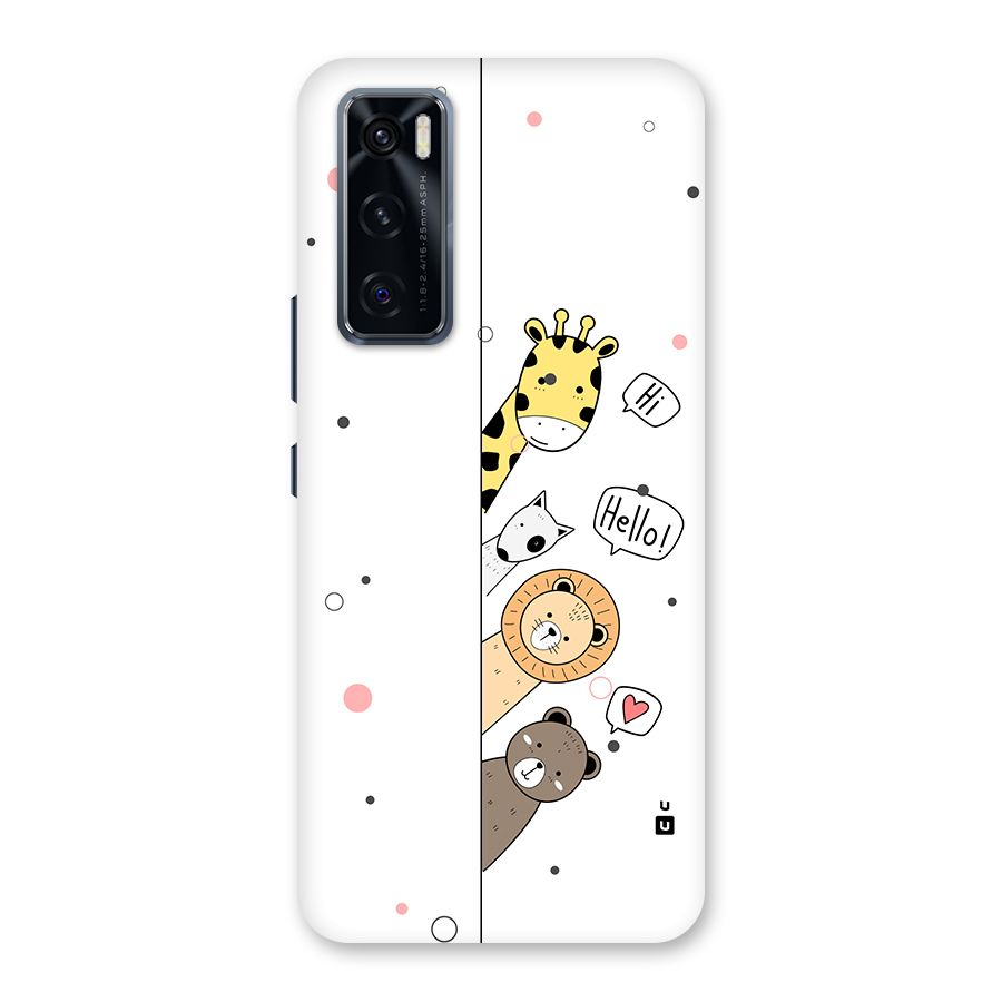 Animal Greetings Back Case for Vivo V20 SE