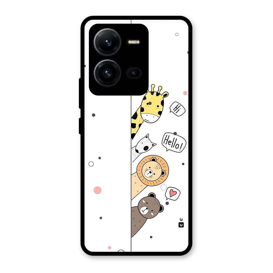 Animal Greetings Back Case for Vivo V25