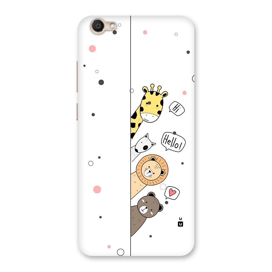 Animal Greetings Back Case for Vivo V5