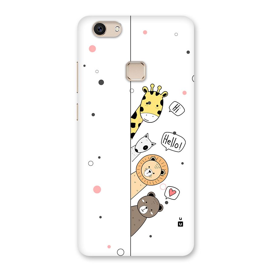 Animal Greetings Back Case for Vivo V7