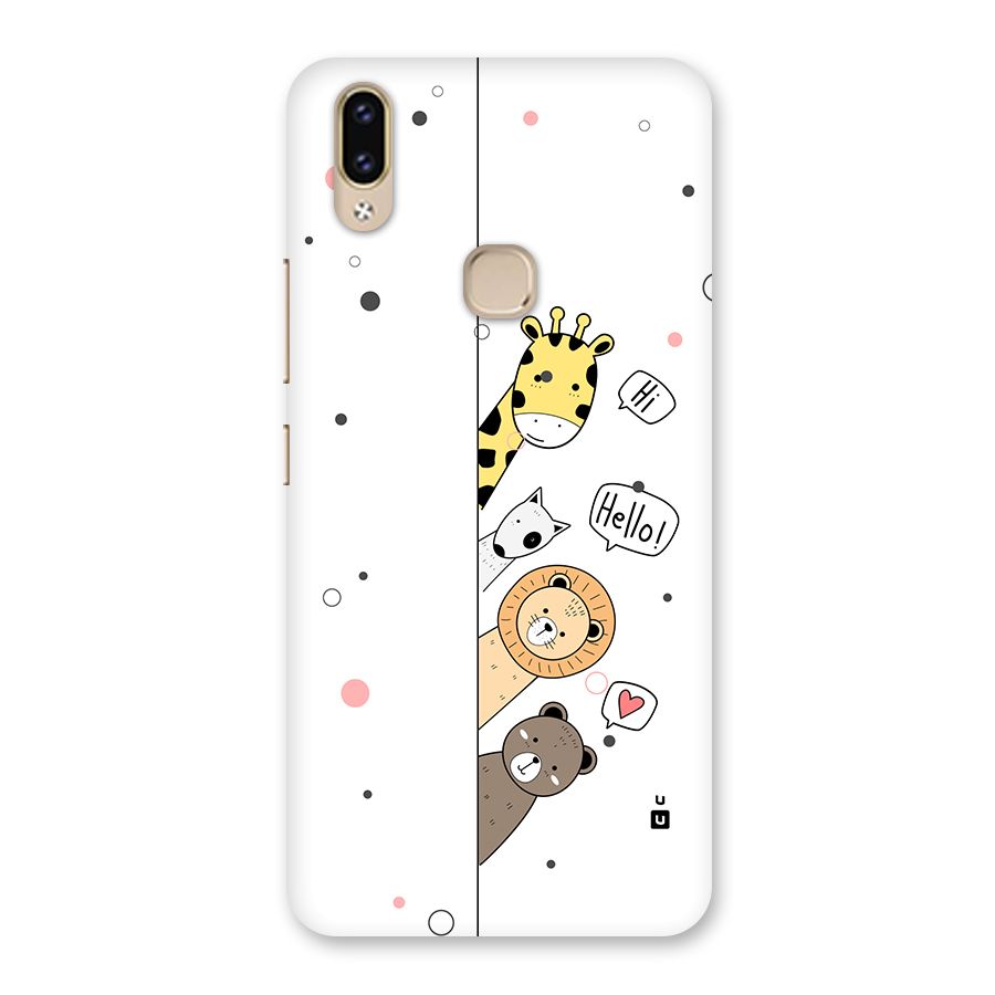 Animal Greetings Back Case for Vivo V9