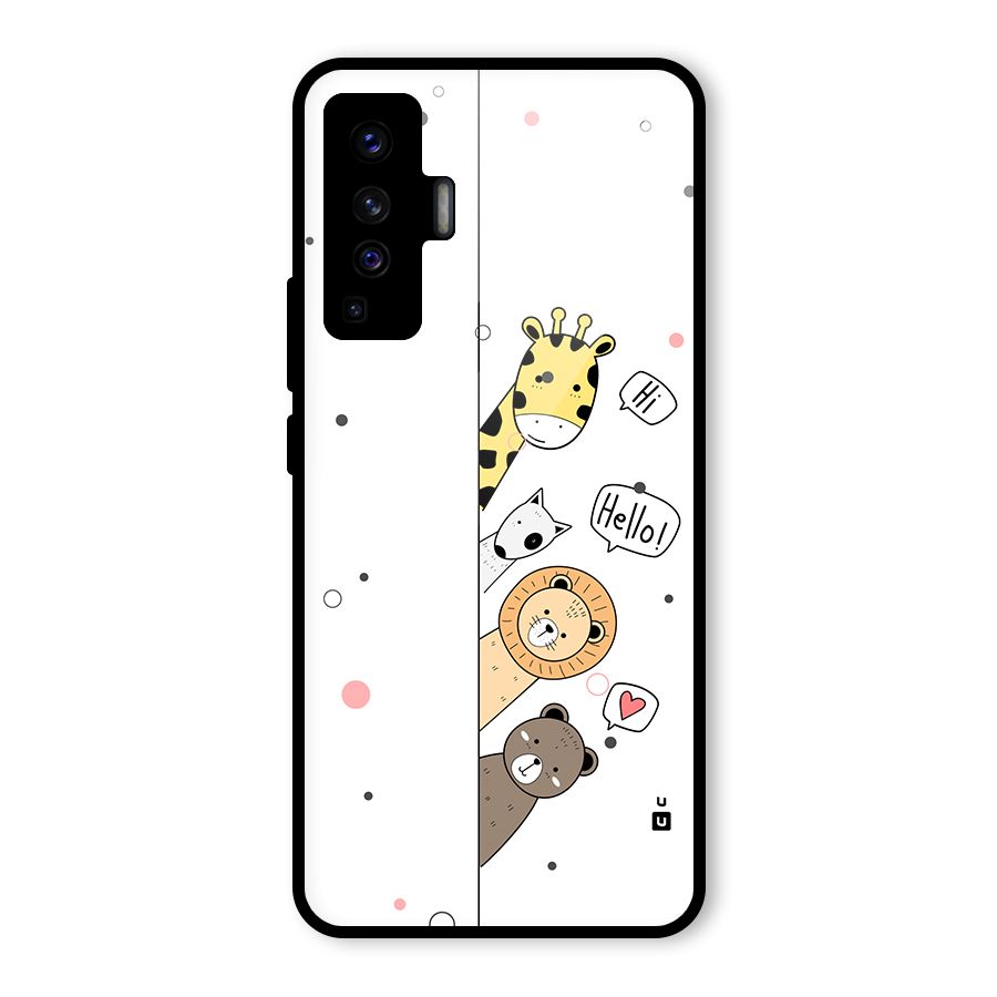 Animal Greetings Back Case for Vivo X50