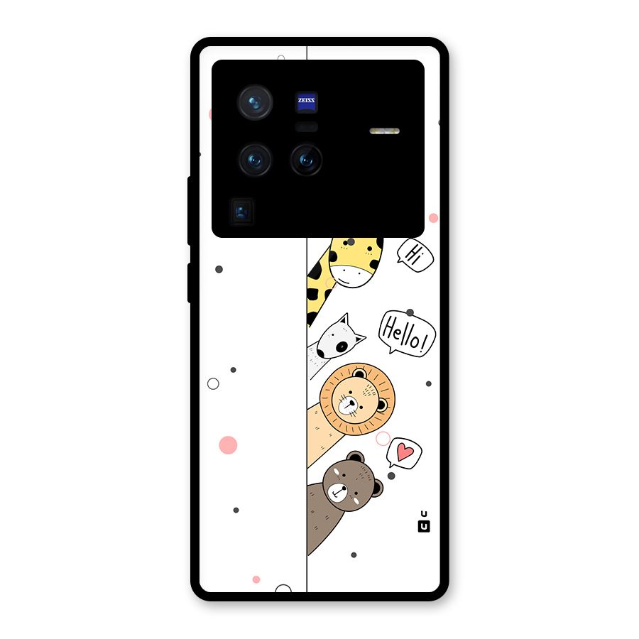 Animal Greetings Back Case for Vivo X80 Pro