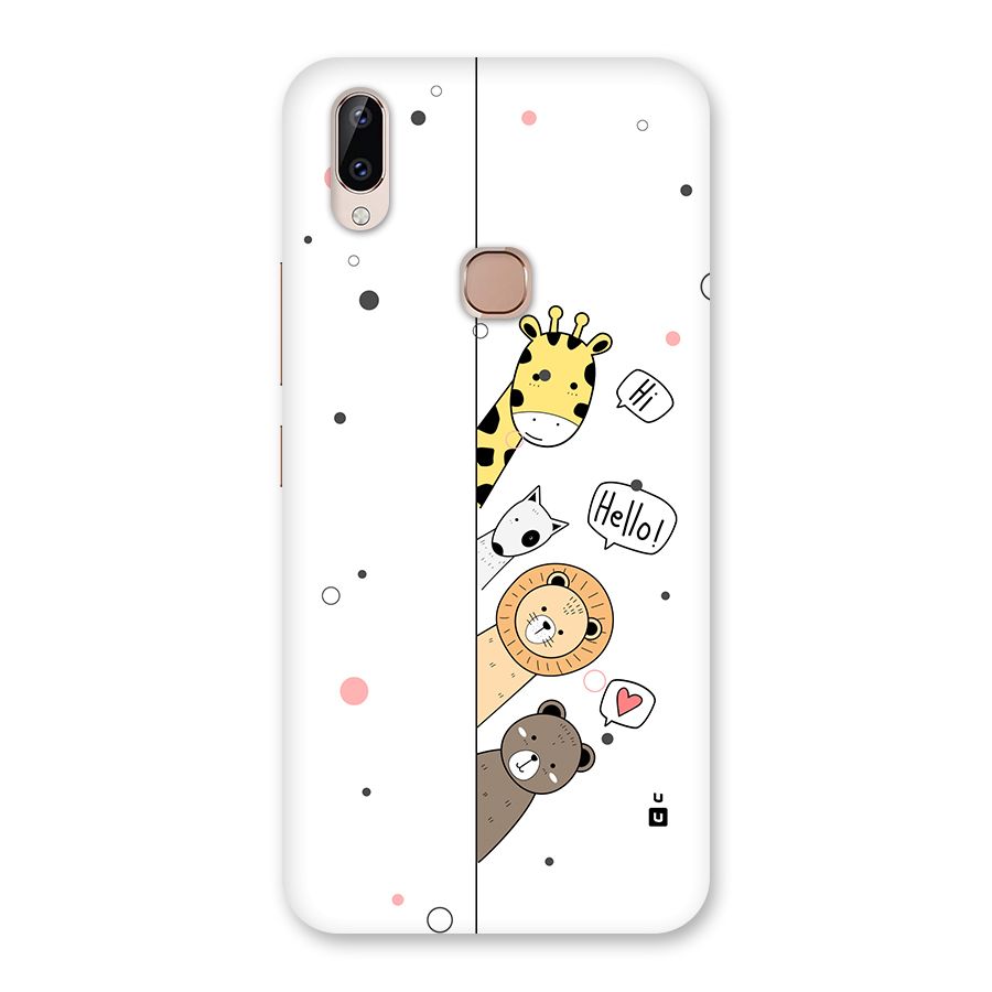 Animal Greetings Back Case for Vivo Y83 Pro