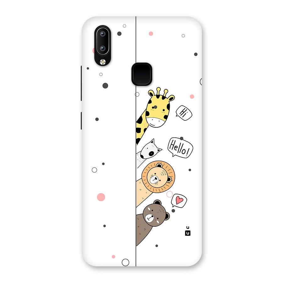 Animal Greetings Back Case for Vivo Y93