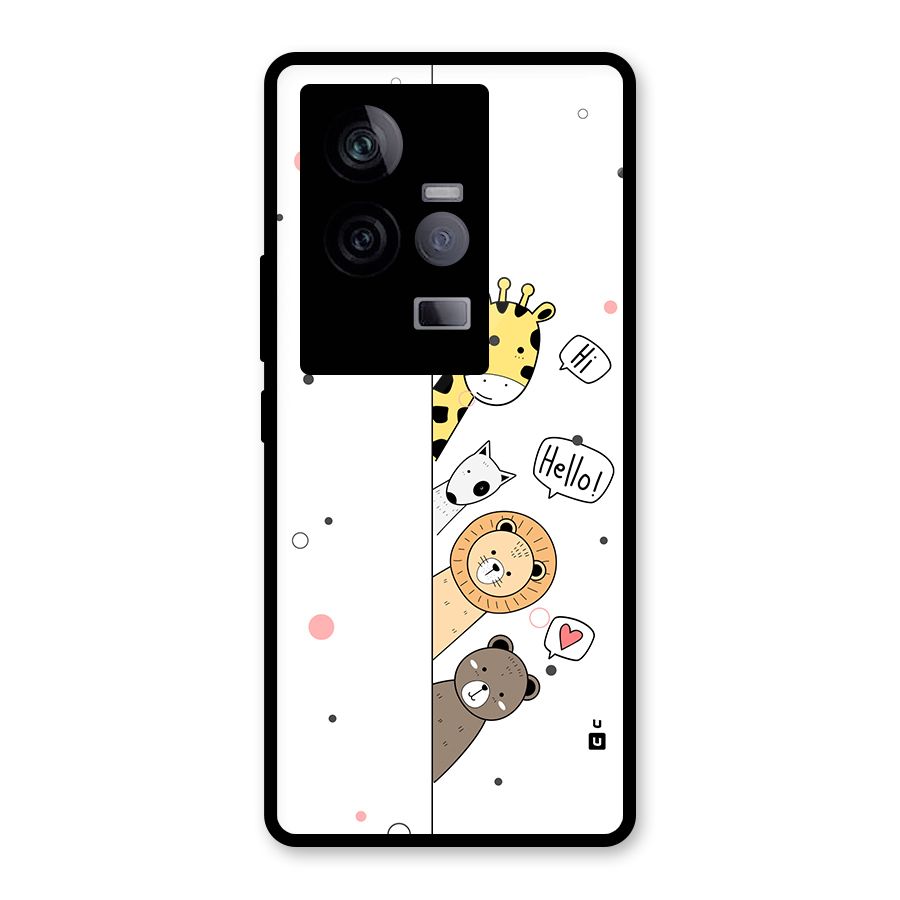 Animal Greetings Back Case for Vivo iQOO 11 5G
