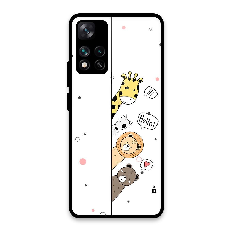 Animal Greetings Back Case for Xiaomi 11i HyperCharge 5G