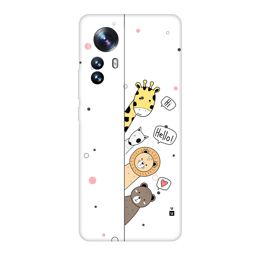 Animal Greetings Back Case for Xiaomi 12 Pro
