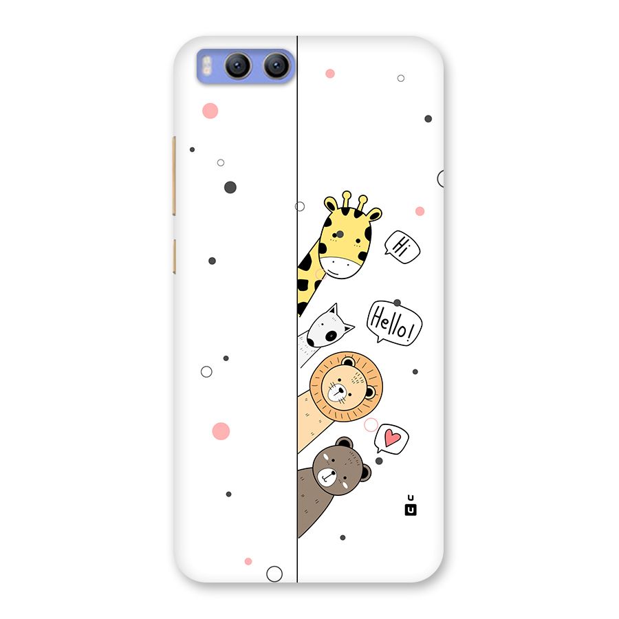 Animal Greetings Back Case for Xiaomi Mi 6