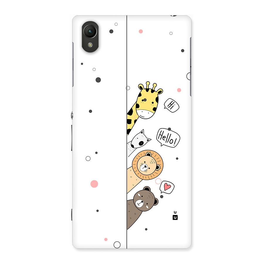 Animal Greetings Back Case for Xperia Z1