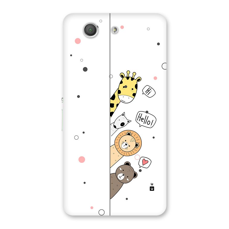 Animal Greetings Back Case for Xperia Z3 Compact