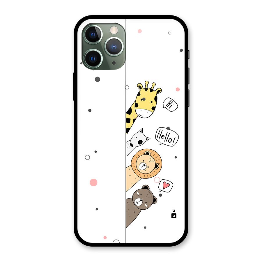 Animal Greetings Back Case for iPhone 11 Pro
