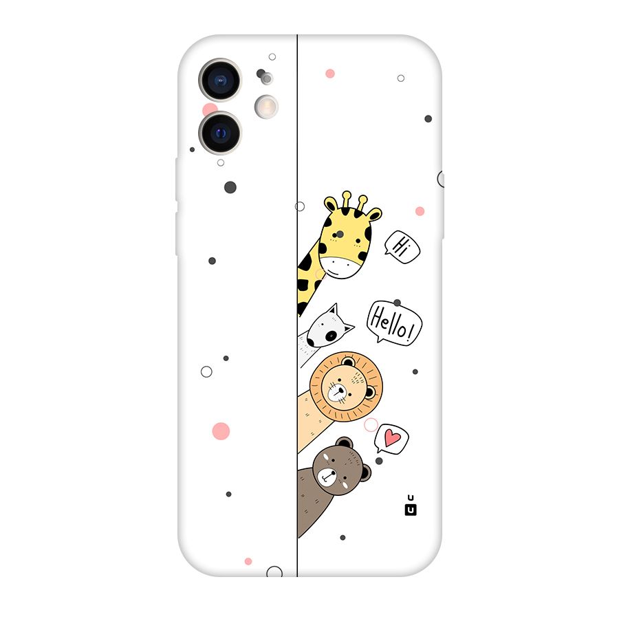 Animal Greetings Back Case for iPhone 12 Pro