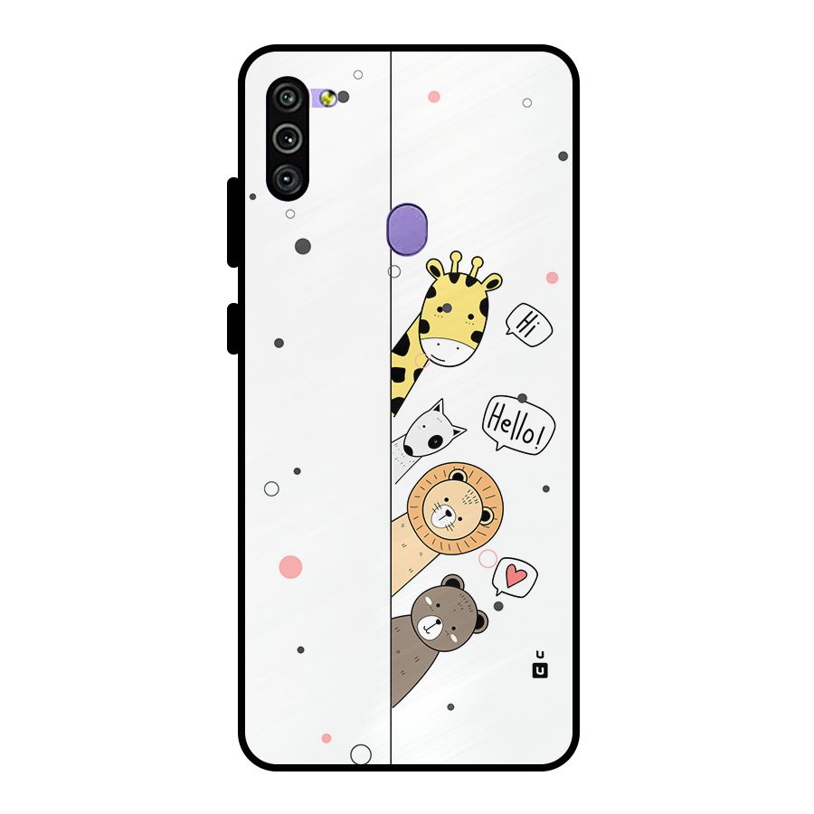 Animal Greetings Metal Back Case for Galaxy M11